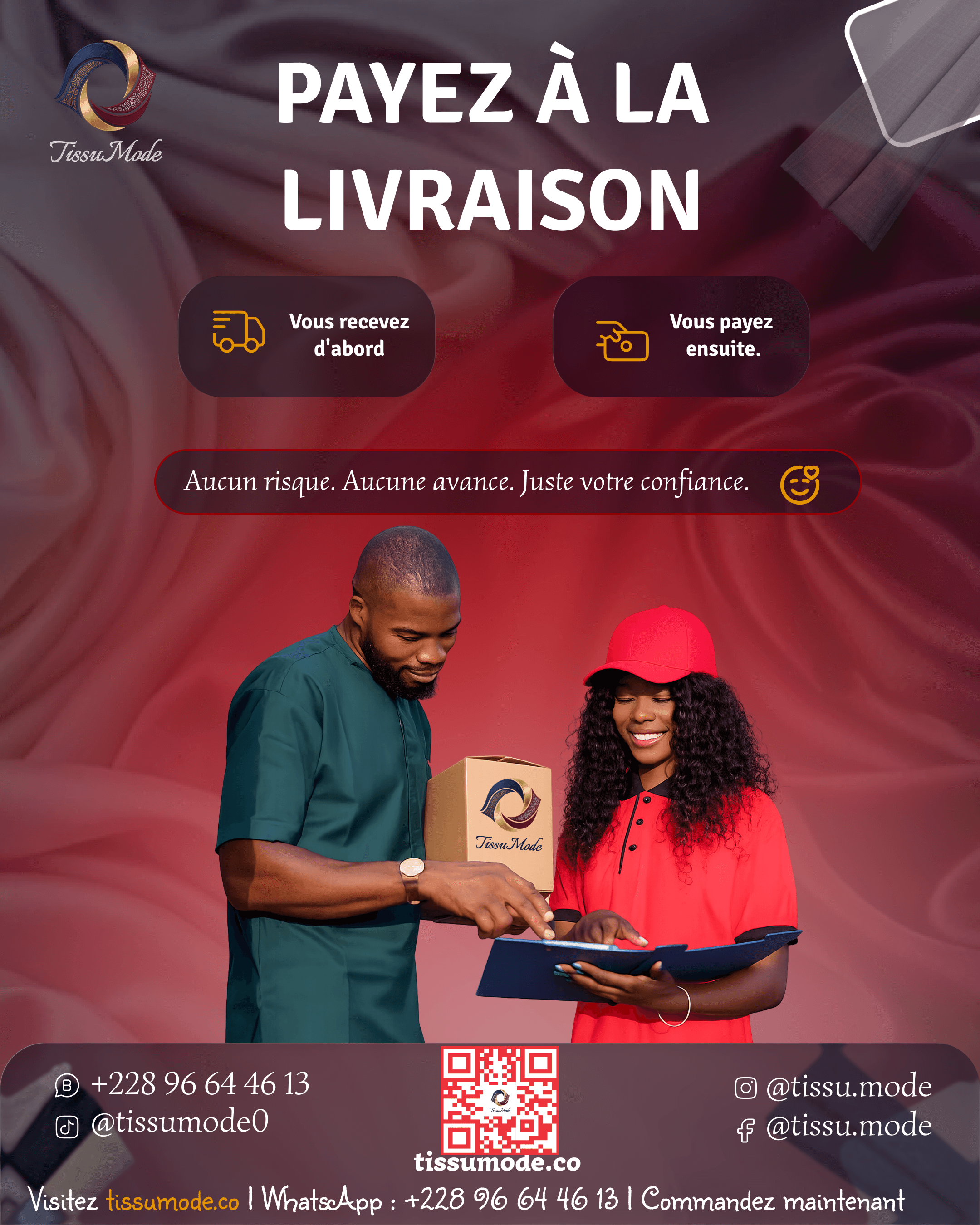 Payez à la Livraison : Zéro Risque !